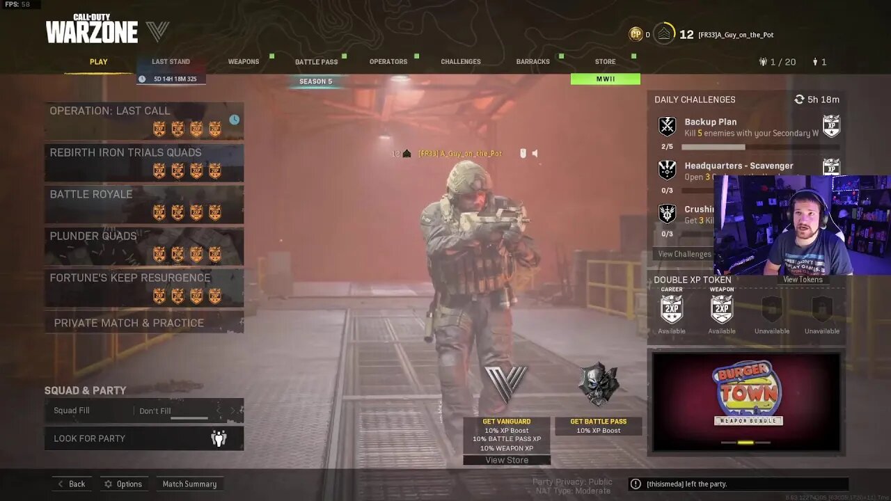 Warzone Losers at it again with Niece!