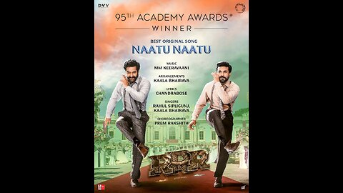 NAATU NAATU -THE BEST ORIGINAL SONG GOT OSCAR🎥🏆