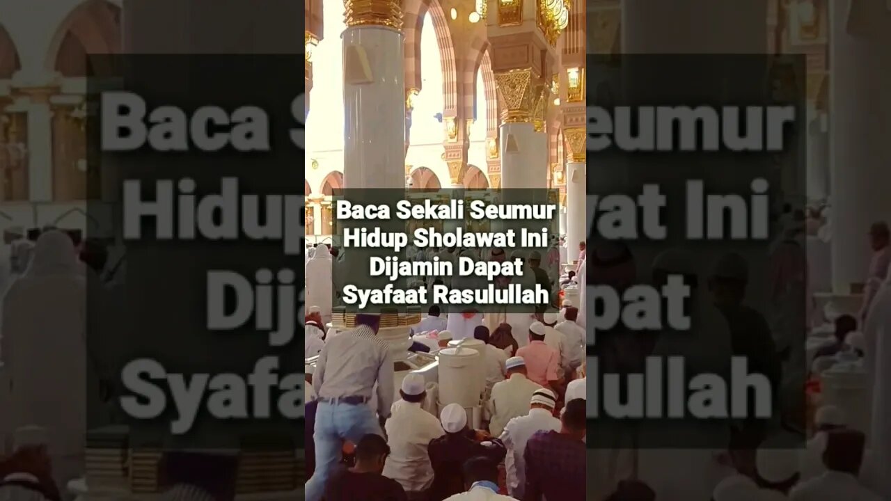 BACA SEKALI SEUMUR HIDUP SHOLAWAT INI #islamic #islam #sholawat
