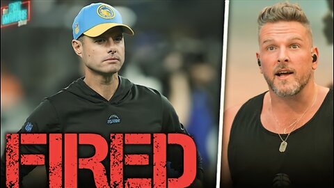 Pat McAfee Reacts LIVE To Brandon Staley Getting Fired After One Of NFL's Biggest Blow-Out Loss
