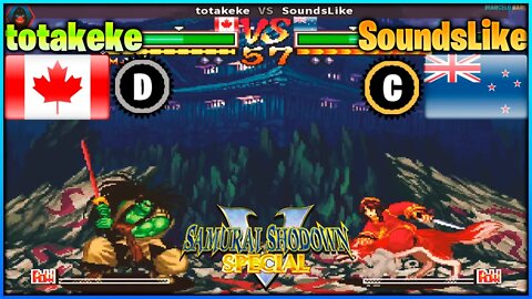 Samurai Shodown V Special (totakeke Vs. SoundsLike) [Canada Vs. New Zealand]