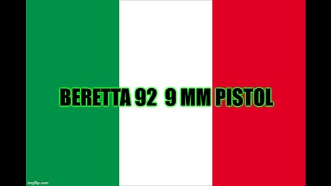 the beretta 92 M9 pistol