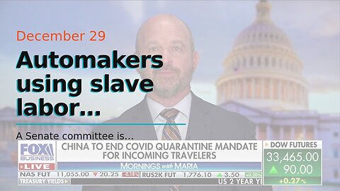 Automakers using slave labor…