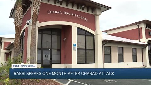 "They're not gonna be afraid" Chabad center marks one month after hate crime