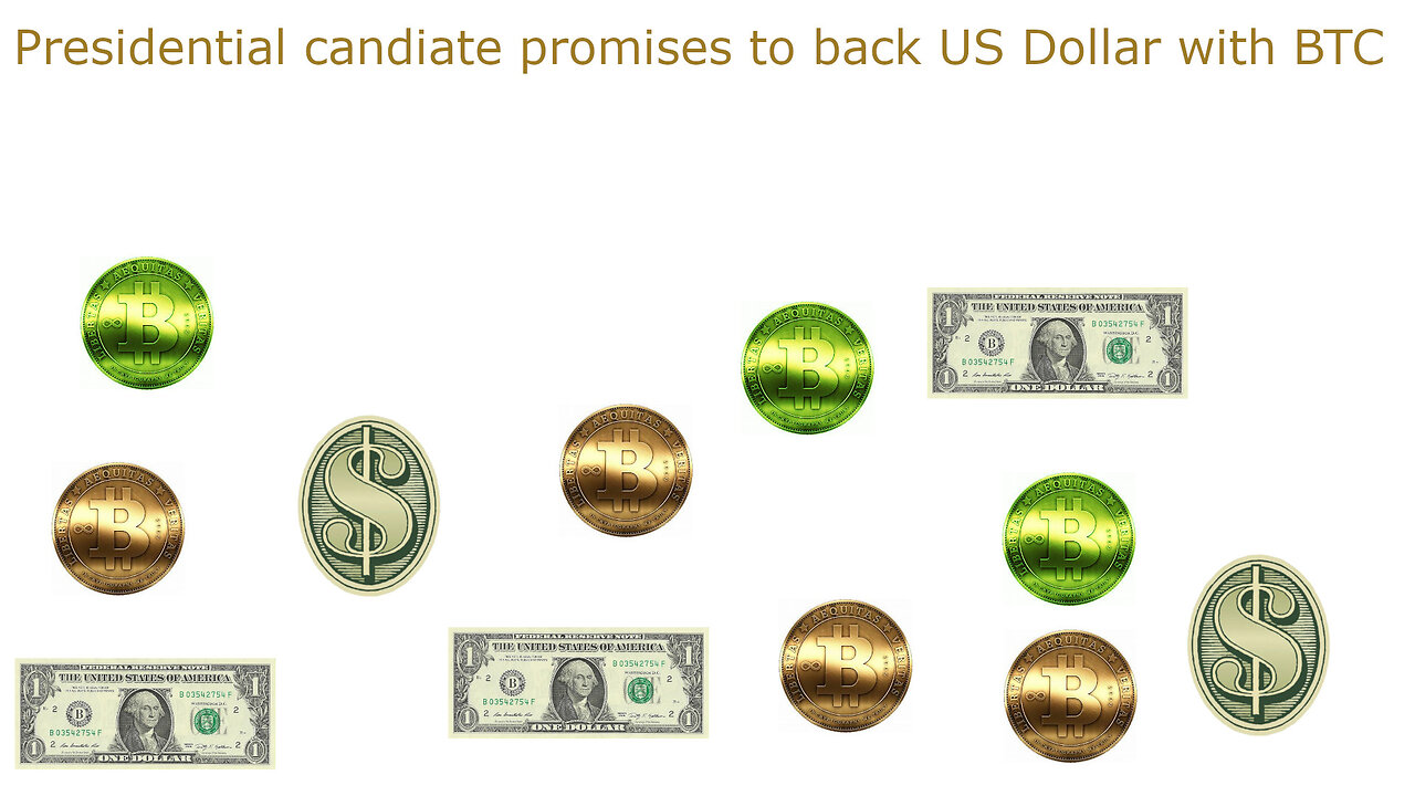 Presidential candidate wants to have USD backed by Bitcoin