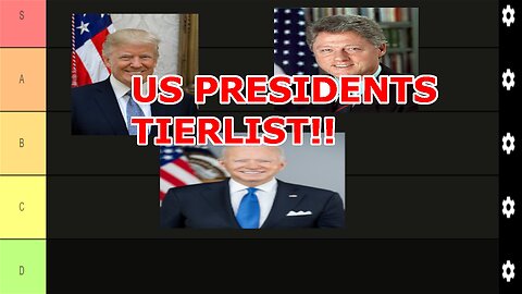 RECENT US PRESIDENTS TIERLIST!!!