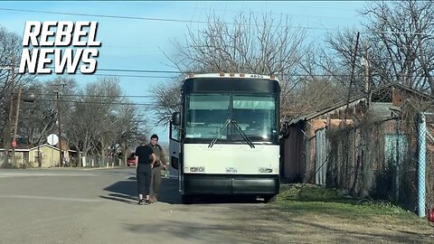 Custom Border Patrol leased buses to move invaders found in Quemado, Texas