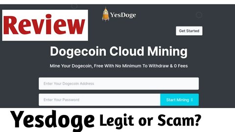 Review || yesdoge.io is Legit or Scam website || Can you earn dogecoin with yesdoge
