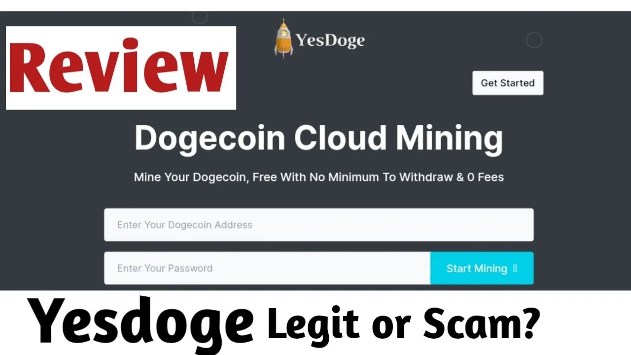 Review || yesdoge.io is Legit or Scam website || Can you earn dogecoin with yesdoge