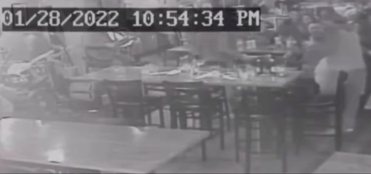 Killer Karen Read: Surveillance Camera Footage Of John O’Keefe Greeting Brian Higgins With A Hug