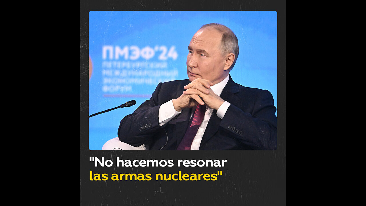 Putin: Rusia solo utilizará armas nucleares en caso excepcional