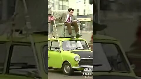 Mr bean Driving a Car #MrBean #mrbean #mrbeancartoon