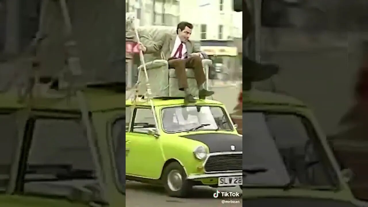 Mr bean Driving a Car #MrBean #mrbean #mrbeancartoon