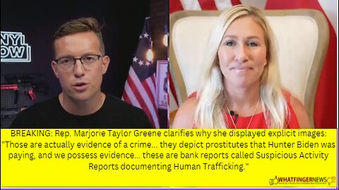 BREAKING: Rep. Marjorie Taylor Greene clarifies why she displayed explicit images: