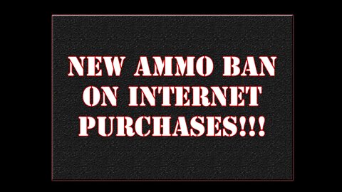 New Bill to stop online ammo purchasing in Congress! Spread the word! HB 2238