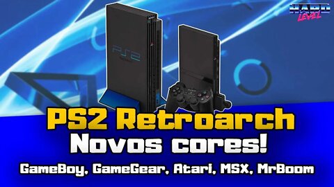 PS2 Retroarch - Novos cores! MSX, Game Boy, Game Gear, Mr Boom e Atari!
