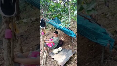 TEMALAM DI KEBUN DUREN NUNGGU DUREN JATUH. (NUNGGU HEPANGAN )