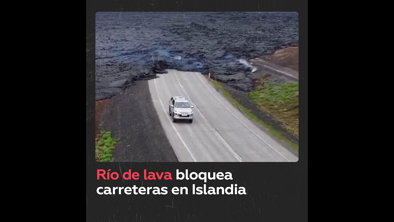 Erupción volcánica en Islandia bloquea carreteras