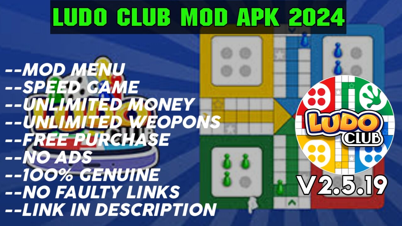 LUDO CLUB MOD APK DOWNLOAD| LATEST MOD APK DOWNLOAD