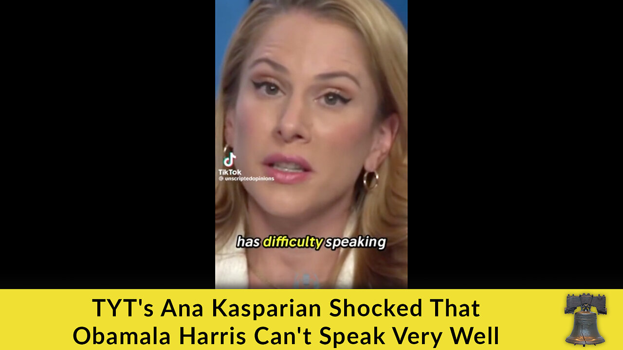 TYT's Ana Kasparian Shocked That Obamala Harris Can't Speak Very Well