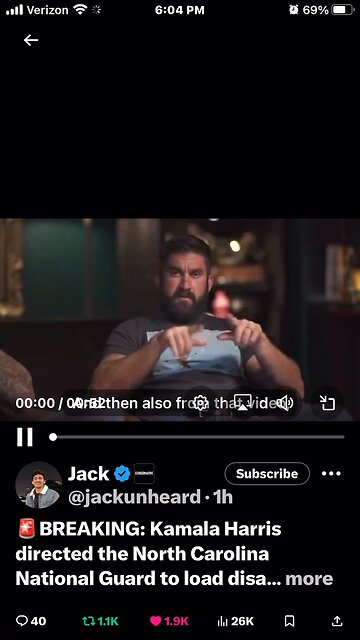 Kamala Harris directed the North Carolina National Guard to load disaster relief supplies onto a car