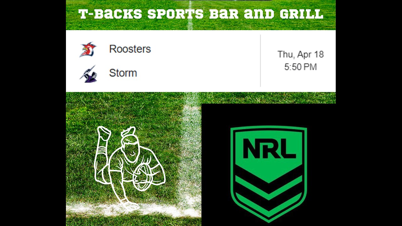 T-Backs Sports Bar and Grill Sports Schedule and Sliders special for Thursday April 18, 2024