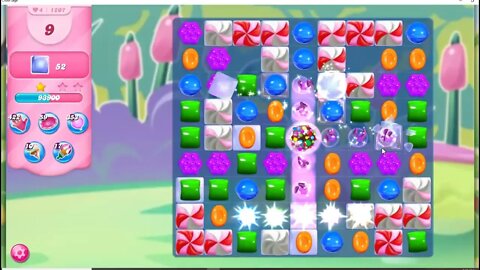 Candy Crush Level 1207 Talkthrough, 19 Moves 0 Boosters