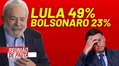 Lula tem 49% das intenções de voto, contra 23% de Bolsonaro - Reunião de Pauta nº 747 - 25/06/21