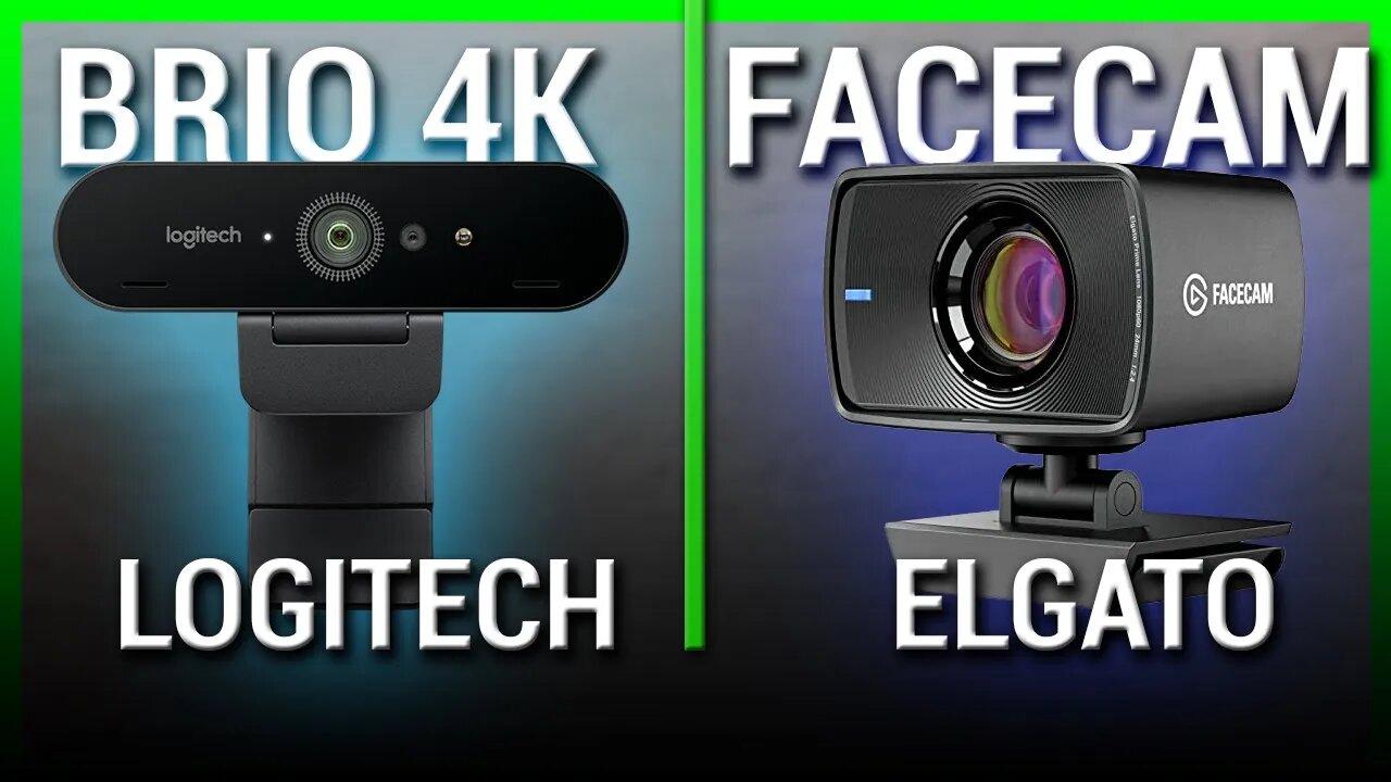QUAL É MELHOR?? Logitech Brio vs Elgato Facecam