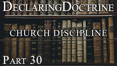 Church Discipline (Part 30) | Pastor Roger Jimenez