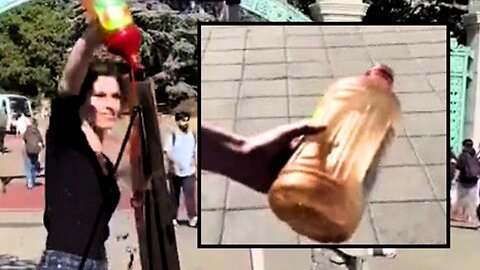 TPUSA Suffers Tomato Juice Attack from Woke Protesters