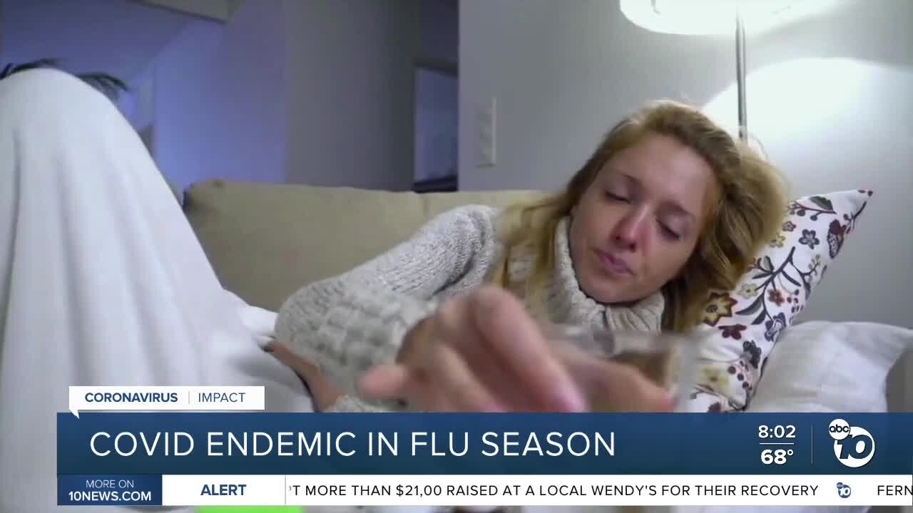 Covid endemic in flu season