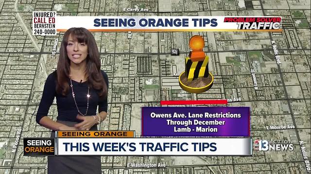 Seeing Orange Traffic Tips June 18 2017