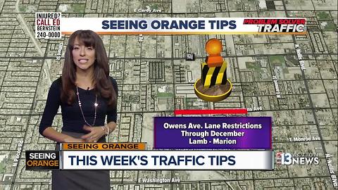 Seeing Orange Traffic Tips June 18 2017