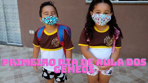 Último dia em Curitiba - Primeiro dia de aula dos gêmeos - Nova rotina muita correria