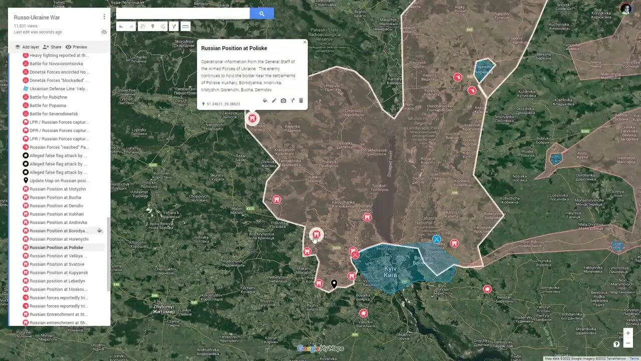 [ Ukraine SITREP ] Day 17 Summary - Ukrainian Forces holding up Russian offensive across all fronts