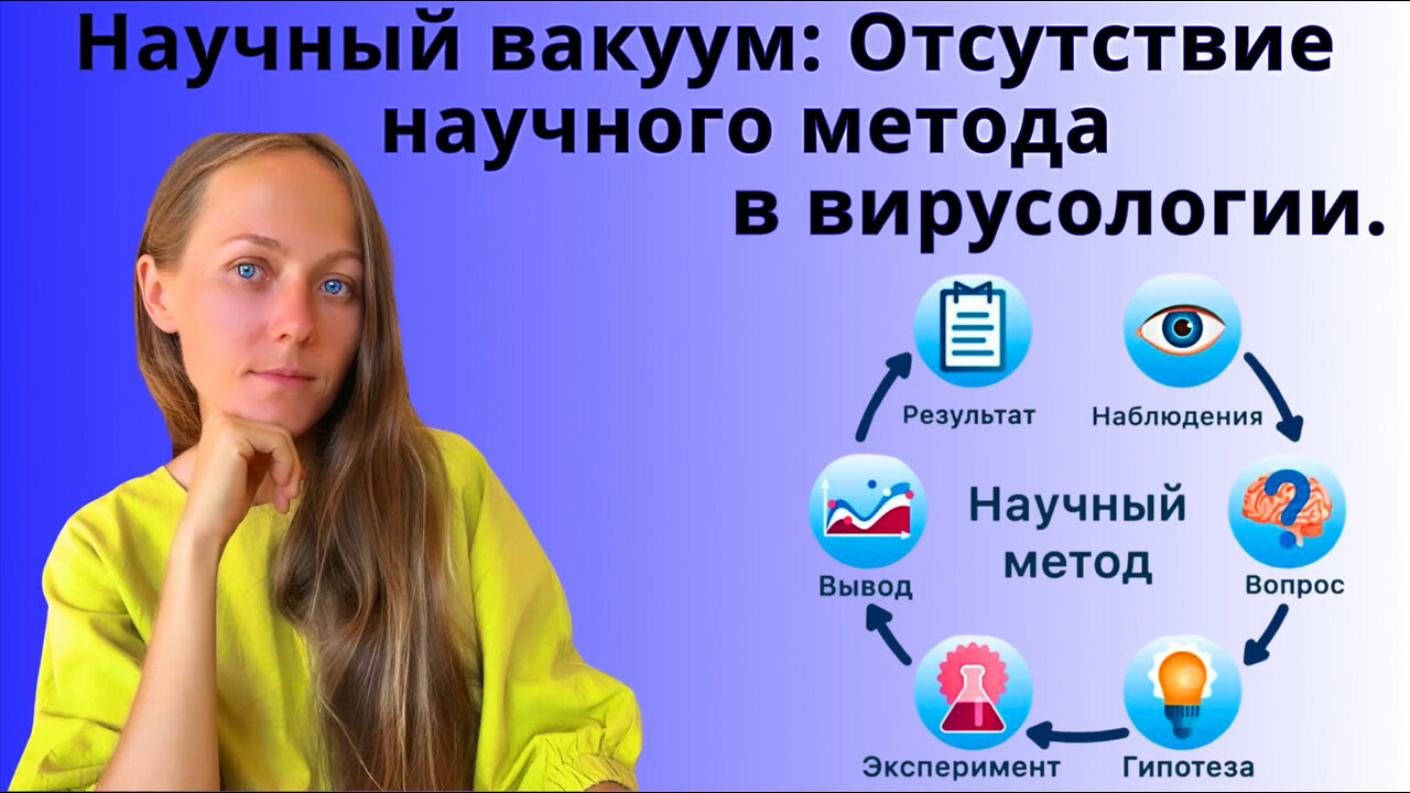 ⚡️⚡️⚡️ Научный вакуум: Отсутствие научного метода в вирусологии. Екатерина Сугак.