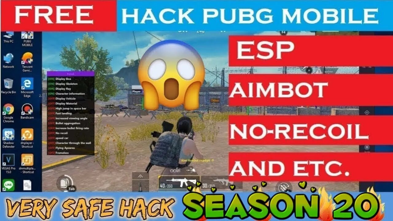 BEST PUBG EMULATOR HACK FOR FREE | Pubg Zeus hack v3 | Pubg hack free download | Antiban & Safe