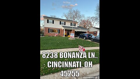 For Sale 8238 Bonanza Ln.