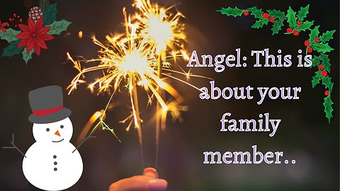 God Says Angel: This is about your family member.. | God Message For You Today #133