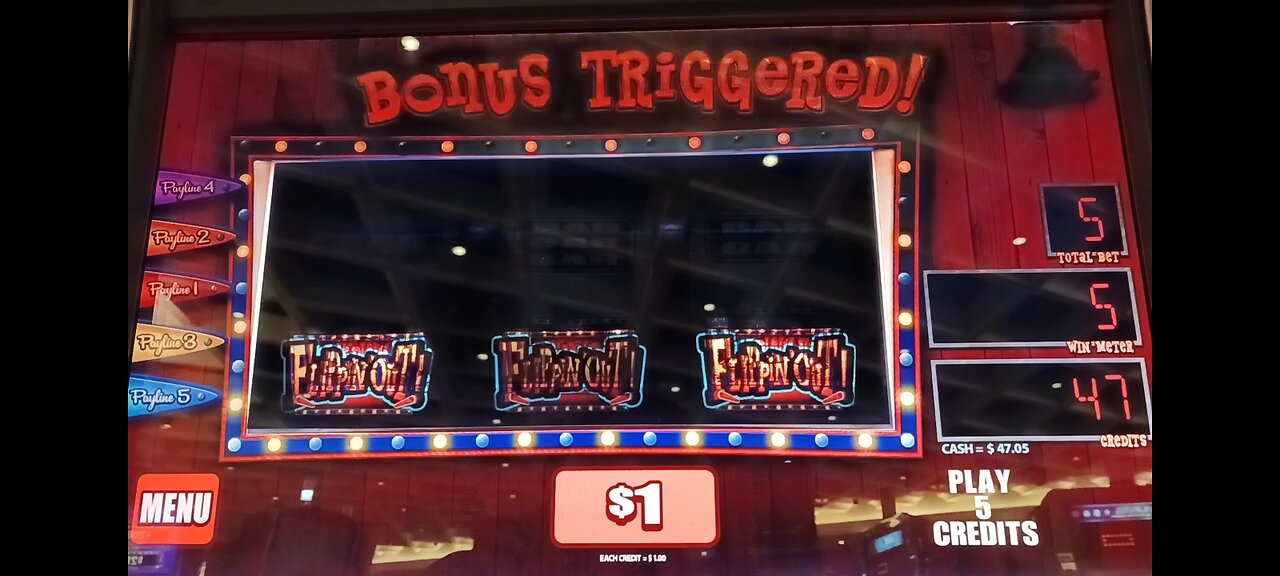 Flip-N-Out(Got A Bonus) Slot Play @ Horseshoe Indianapolis!!!