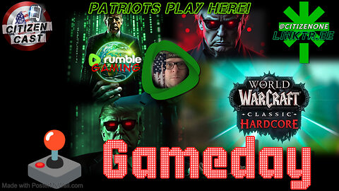 Gameday - WoW retail HARDCORE, Hunter mode w/#CitizenCast