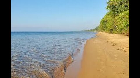 Lake superior. Brimley State Park.