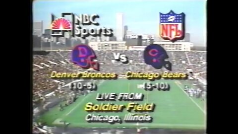 1981-12-20 Denver Broncos vs Chicago Bears