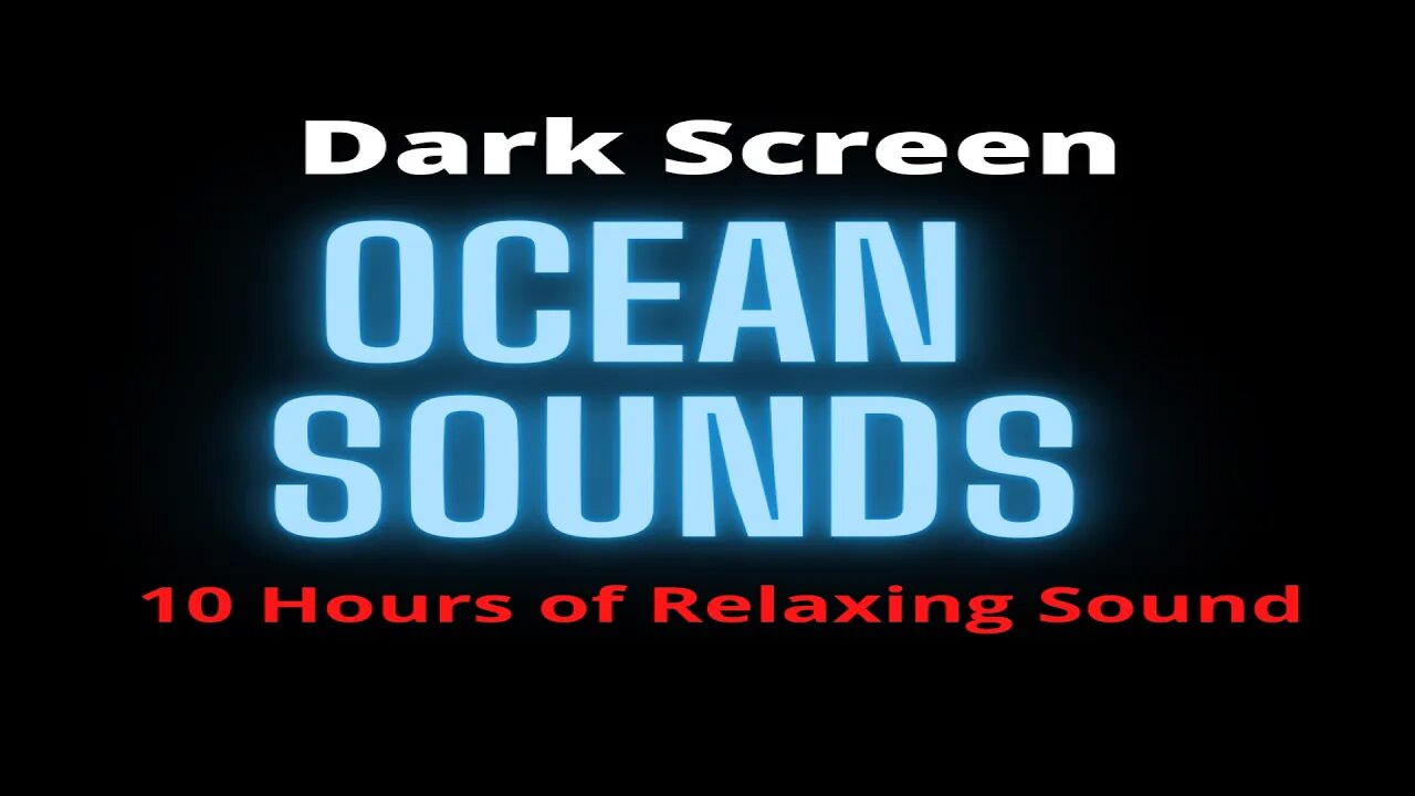 High Quality Ocean Sounds of Rolling Waves for Deep Sleep. 🌊