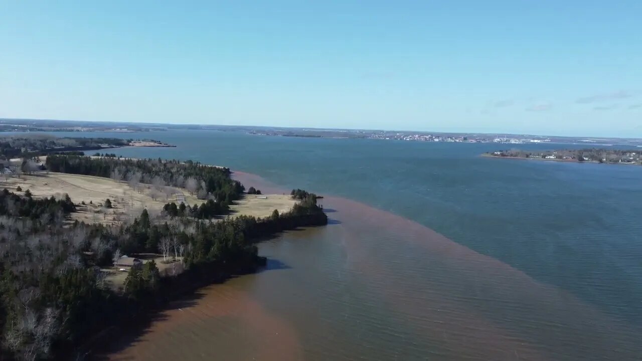 Overhead view of PEI from the South