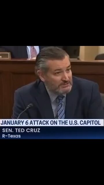 Ted Cruz just called January 6th a “terrorist attack” while talking to the J6th committee