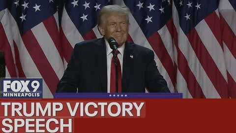 Donald Trump 47th Presidential VICTORY Speech (November 5, 2024) FULL SPEECH