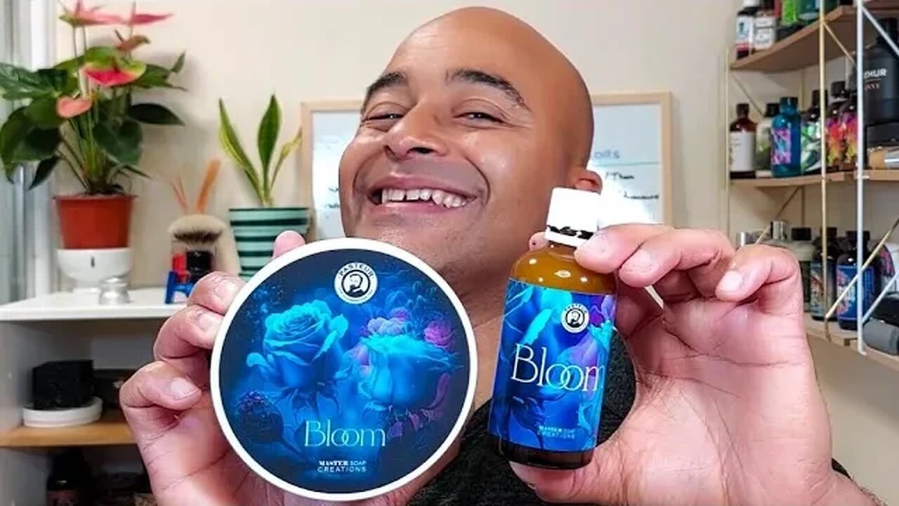 ASMR SHAVE Pasteur Shaving Bloom by Master Soap Creations first try.