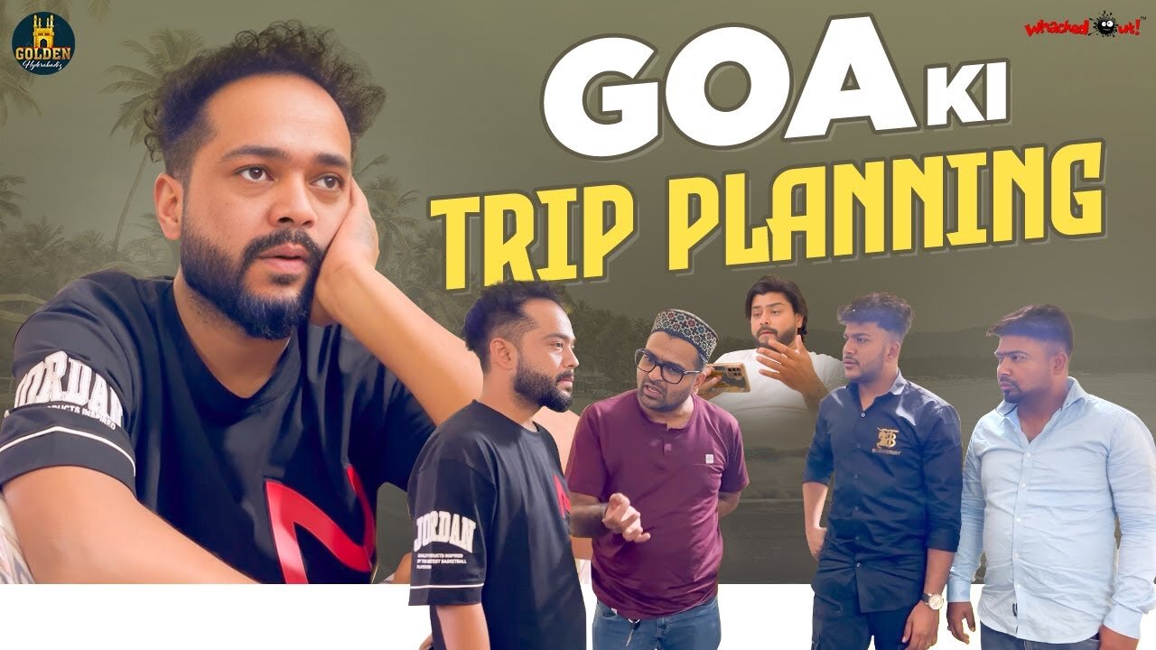 Goa Ki Trip Planning | Hyderabadi Friends Comedy Video | 2024 Hindi Comedy Video | GoldenHyderabadiz